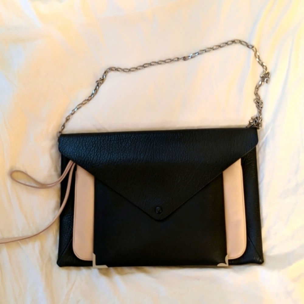 Maison Margiela Handbag Three-in-One Stacked Leather Pouches Black/Beige